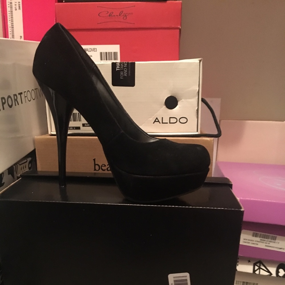 Black heels